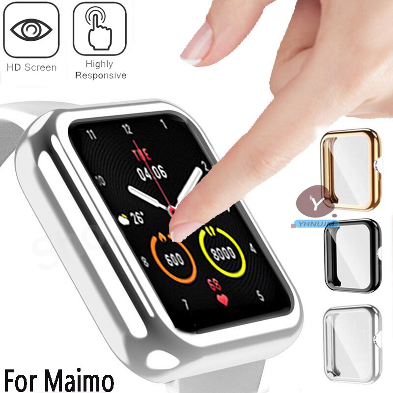 Horloge Case Voor Maimo Smart Watch Case Volledige Bescherming Dekking Shell Voor Maimo Smartwatch Screen Protector Plating Tpu