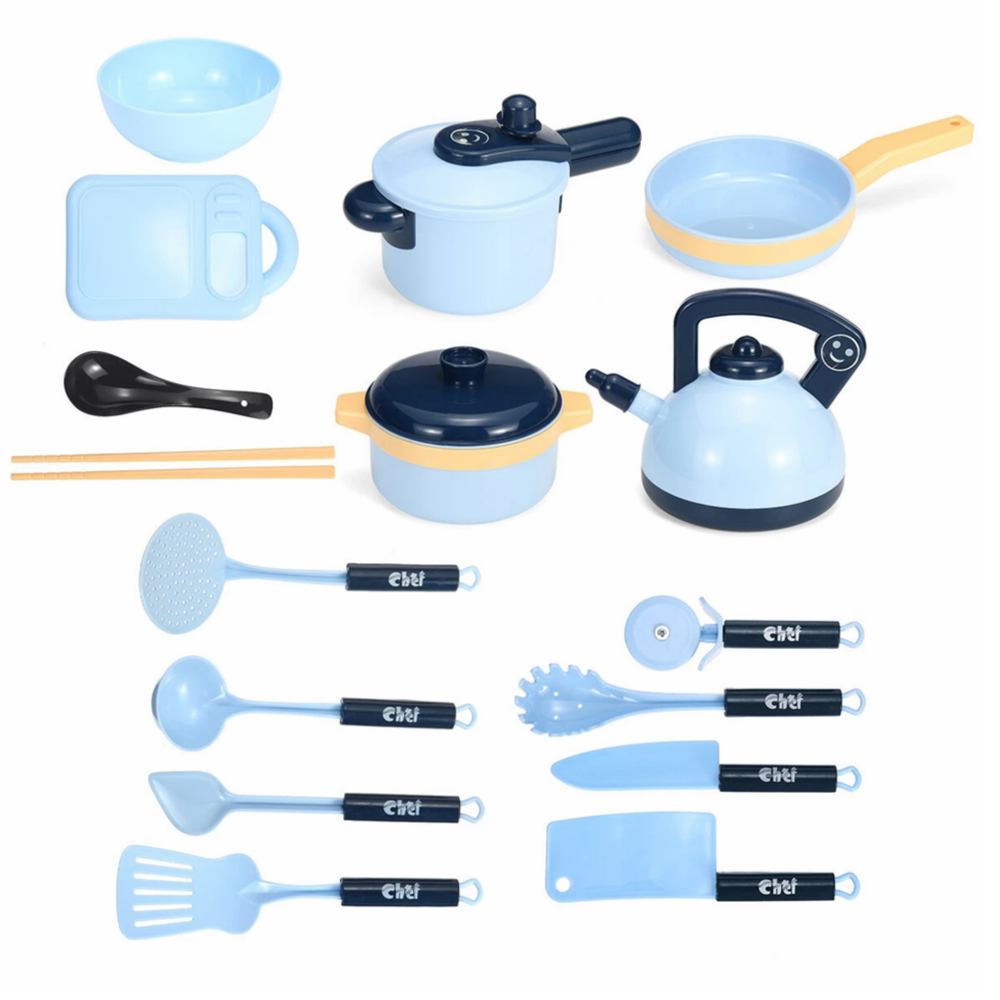 Keuken Kinderspeelgoed Set Cook Pretend Play Huishoudelijke Apparaten Waterkoker Druk Rijstkoker Inductie Kinderen Kerstcadeau