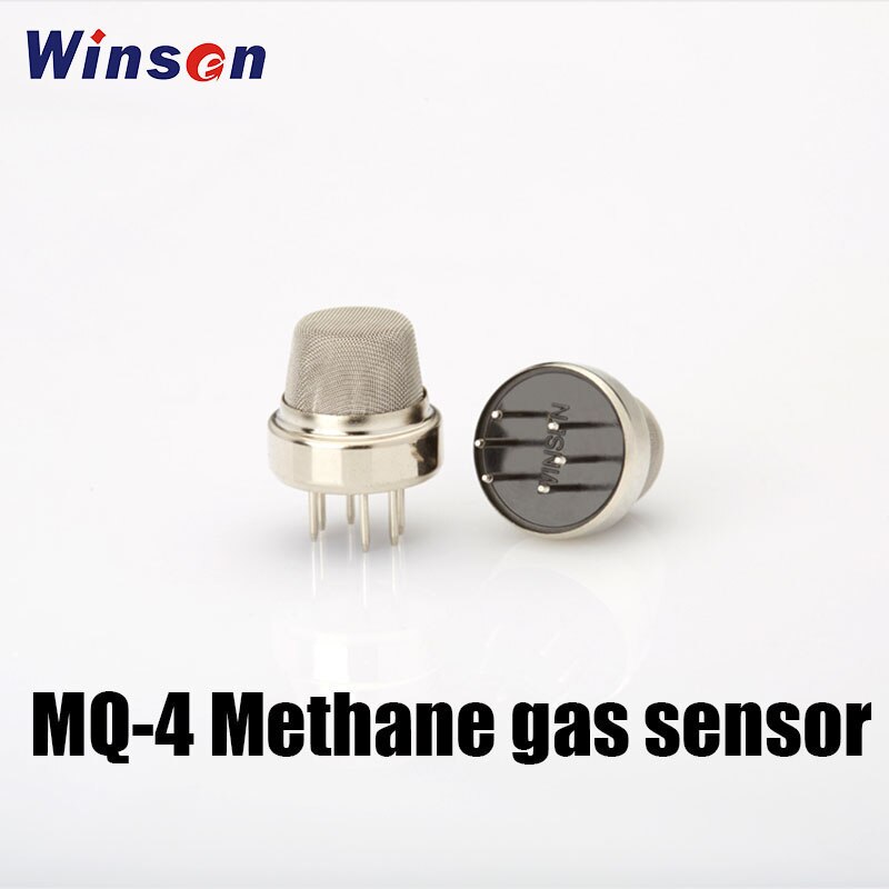 5PCS Winsen MQ-4 Gas Sensor Semiconductor Sensor Metal Cap Flammable Gas Sensor 300-10000ppm Used In Gas Leakage Detection