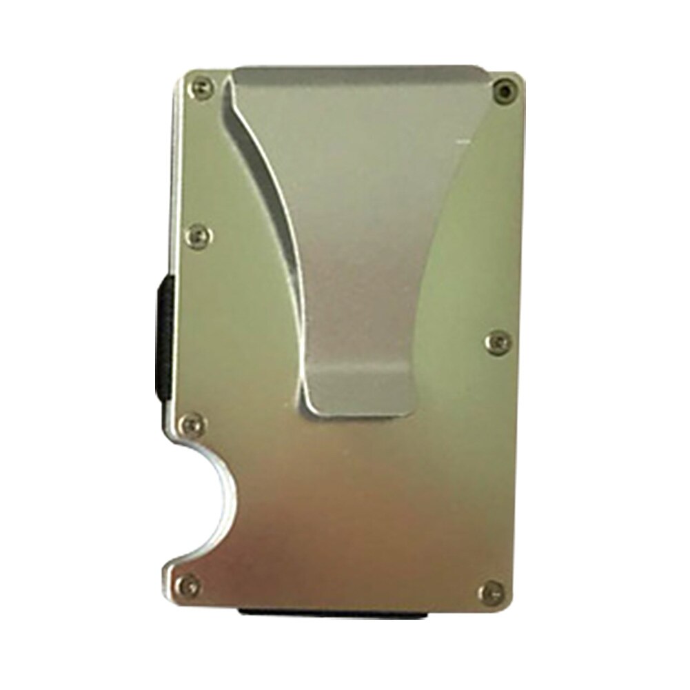 Porte-cartes en Aluminium Ultra-fin, étui en métal, porte-cartes pratique, protection d'affaires