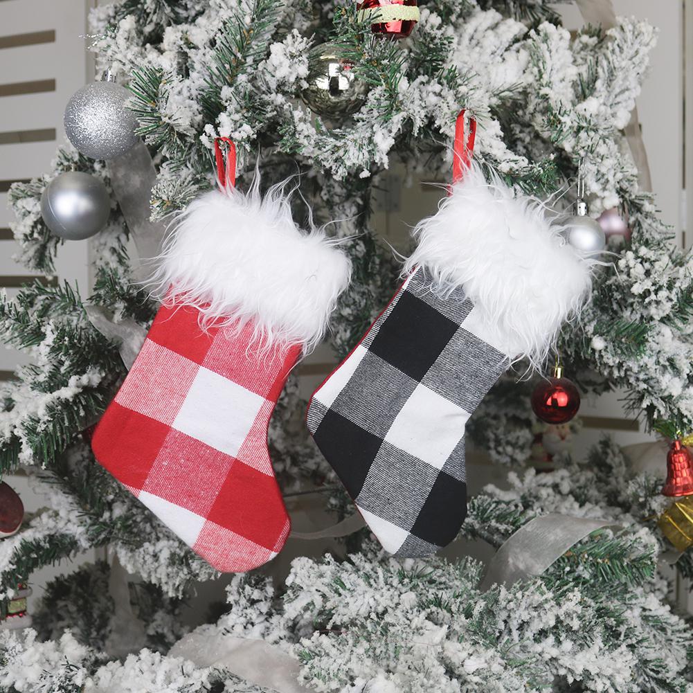 Rctown Jaar Kerst Kous Sack Xmas Candy Bag Voor Thuis Sok Kerstboom Decoraties