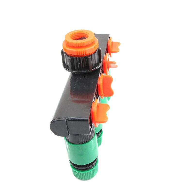 1 Set 4-Way Shunt Water Diverter 1/2" 3/4" 1" Thread Quick Connector Drip Garden Irrigation 4/7 8/11 12mm Hose Fitting