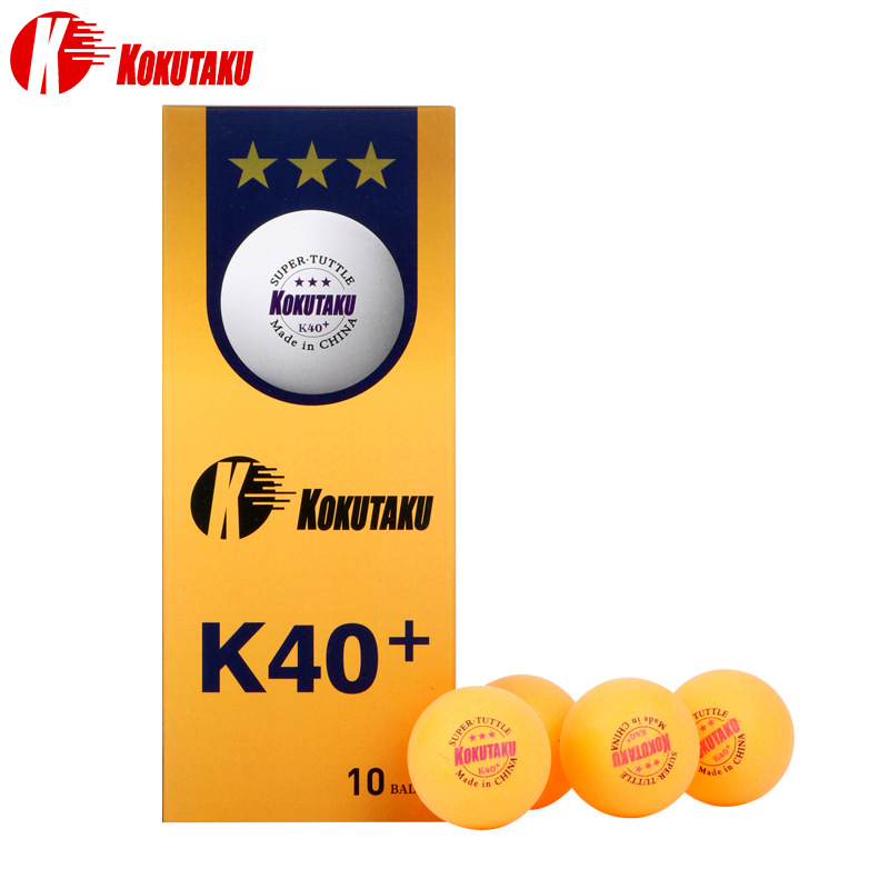 Kokutaku bola de pingue-pongue, de plástico abs 3 estrelas 40 + mm 2.8g, para jogos de ping-pong