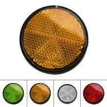 1 pièces Vélo Réflecteur Rond 56mm Vélo Réfléchissant S&#39;attaquer Nuit Sécurité Cyclisme Accessoires Pour Motos, Électro-mobile