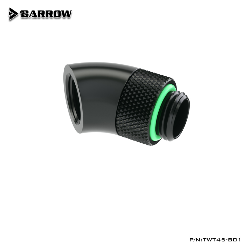 Barrow  g1/4 " 45- graders rotasjonskobling 360 svivelbend, vannkjølingsadapter twt 45-b01: Lilla