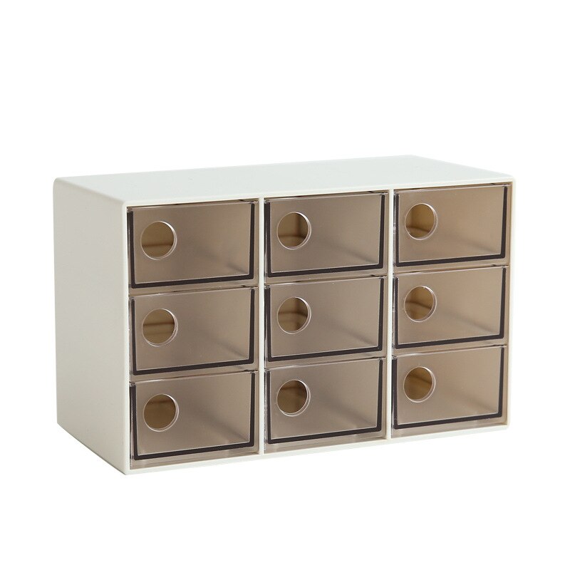 Plastic Drawer Storage Box Home Jewelry Office Stationery Sundries Container Desktop Decoration
