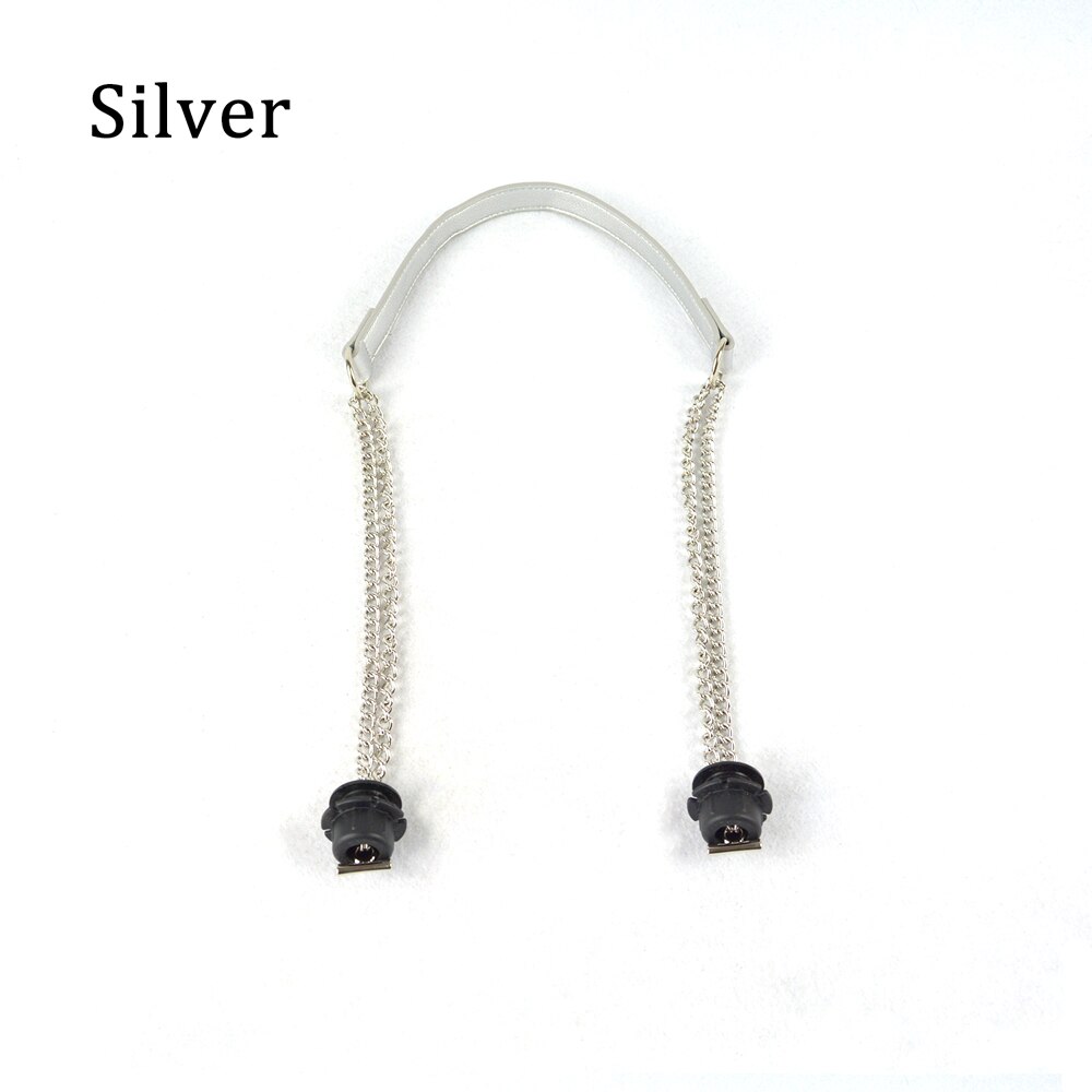 Tanqu 1 Stuk Obag Zilveren Lange Dubbele Ketting Ot T Obag Handvatten Voor Obag Eva O Tas Bakken Vrouwen Tas schouder Handtas: Silver