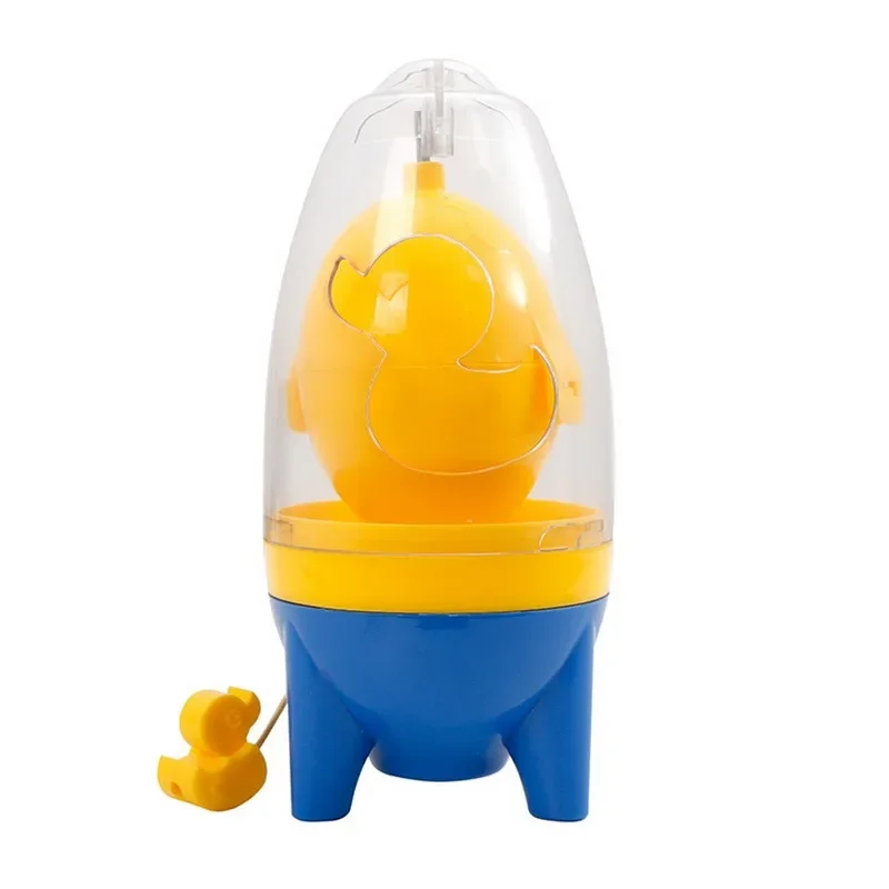 Eigeel Shaker Gadget Handleiding Mengen Gouden Garde Eieren Spin Mixer Stiring Maker Puller Koken Bakgereedschap Keuken Accessoires: Blauw