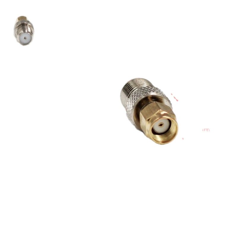 1Pc F Vrouwelijke Jack Naar RP-SMA Male Plug Rf Coax Adapter Modem Converter Rechte Vernikkelde