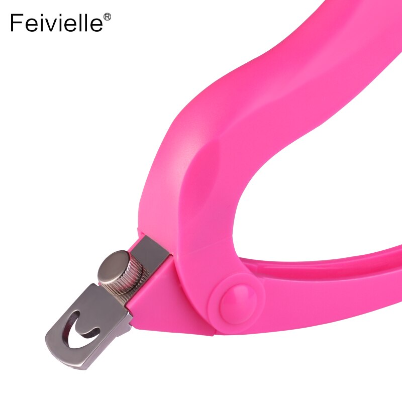 Feivielle Rvs Nail Teen Cuticle Clipper Cutter Scissor Voor Acryl Kunstnagels Tips Franse Ronde Drie Vorm