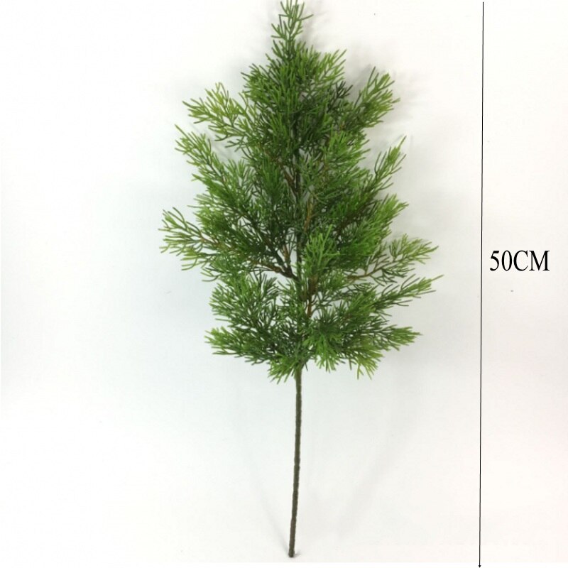 Artificial Green Cypress Tree Leaf Pine Needle Leaves Branch Christmas Wedding Home Office Hotel Decoration