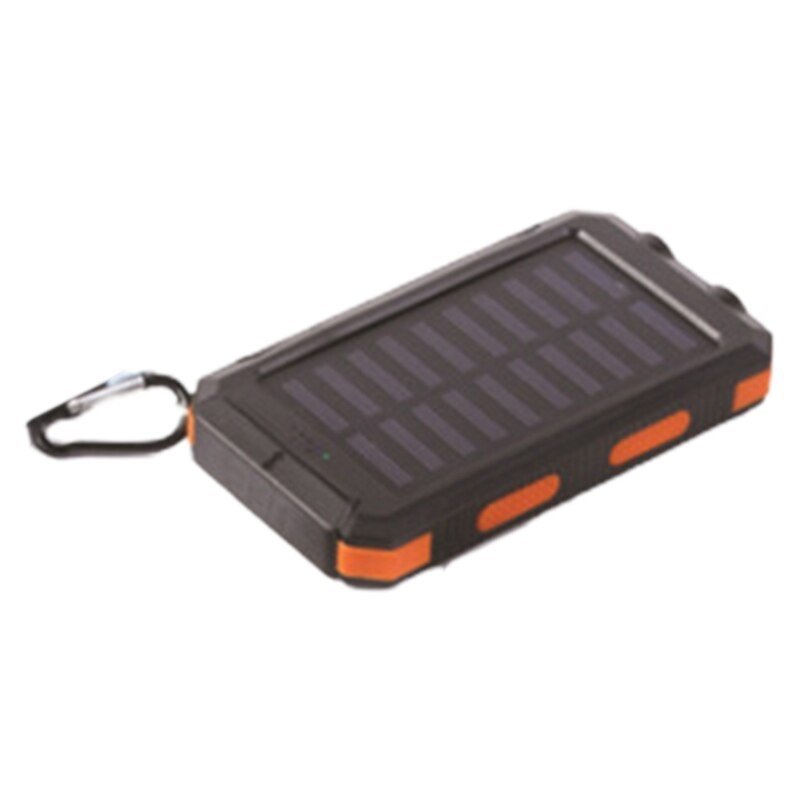 Solar- Energie Bank Tragbare Ladegerät 20000mah Wasserdichte Batterie Solar- Tafel Ladegerät mit Dual LED Flashligh und Kompass