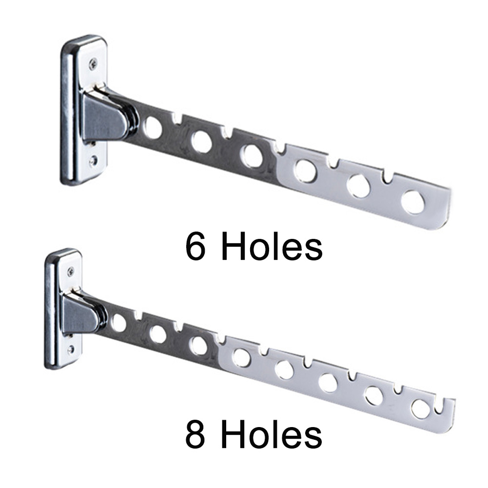 Colgadores de ropa retráctiles plegables para colgar en la pared, sistema de almacenamiento, para Hotel, Hogar, organización de ropa