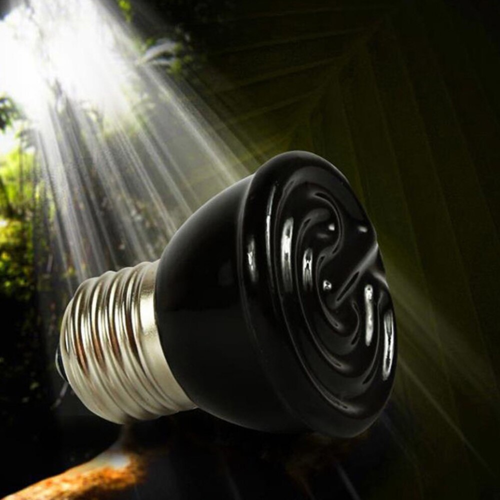 1Pc Heat Lamp Premium Portable Lightweight Durable Heating Light Heat Preservation Lamp Heat Emitter for Reptile Turtle