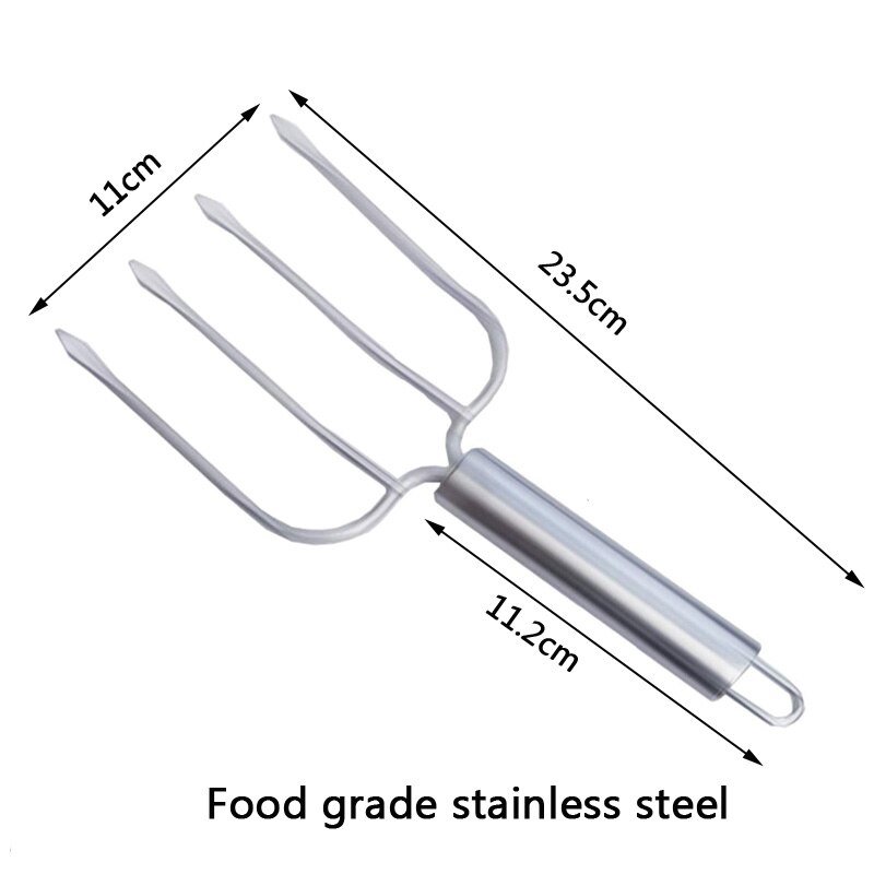 Stainless Steel Multi-Head Turkey Spit Grilling Utensils Barbecue Spit Large Barbecue Spit Kitchen Cooking Tools