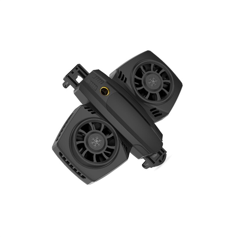 Mobiele Telefoon Radiator Dual Fan Halfgeleider Radiator Koelventilator Game Rack Stille Voor Live Hosting