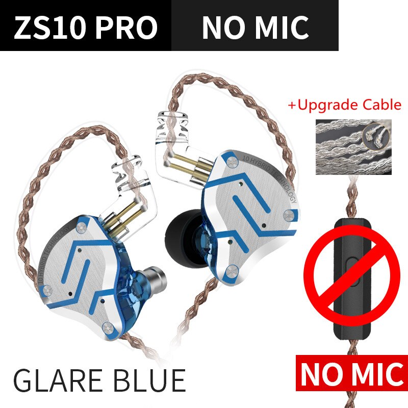 KZ ZS10 PRO 1DD+4BA HIFI Metal Headset Hybrid In Ear Earphone Sport Noise Cancelling Headset AS10 ZSN PRO CA16 ZSX C12 V90 VX T4: dark green