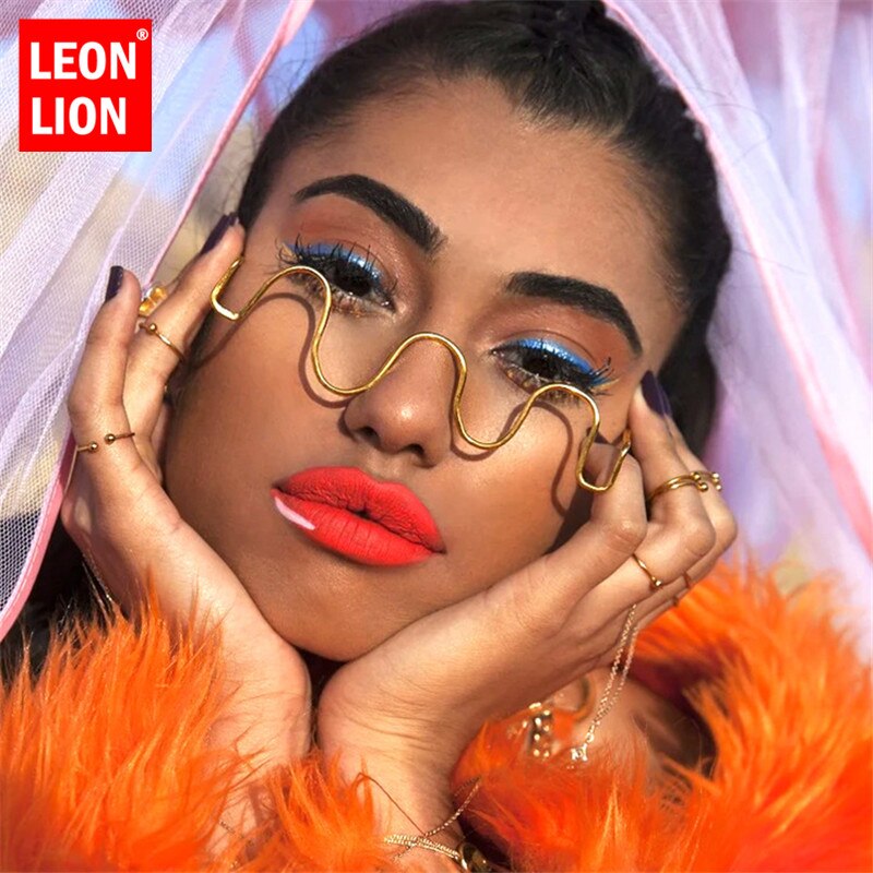 Leonlion Retro Bril Frame Vrouwen Luxe Brillen Frame Vrouwen/Mannen Grappige Brillen Voor Vrouwen Vintage Oculos De sol