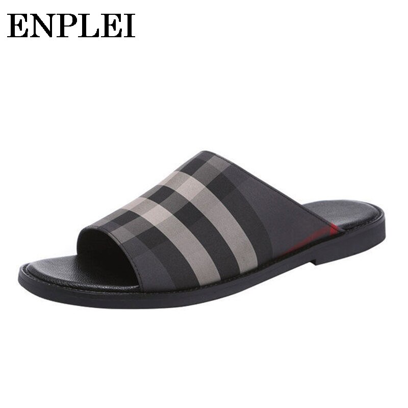 Enplei, sandalias de verano, zapatillas antideslizantes, zapatillas de baño Unisex, zapatillas cómodas, Chanclas de playa, chanclas suaves para interior, para hombre, talla 38-44: 10