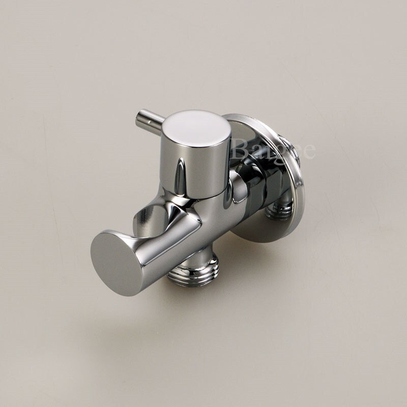 Bathroom Angle Valve with Holder for Toilet / Sink / Basin / Water Heater Angle Valves 1/2" Faucet Brass