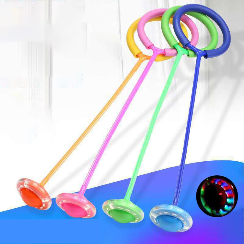 Flash Springen Voet Force Bal Kinderen Outdoor Fun Sport Speelgoed Led Kinderen Springen Kracht Reactie Training Bal Kind-Ouder games