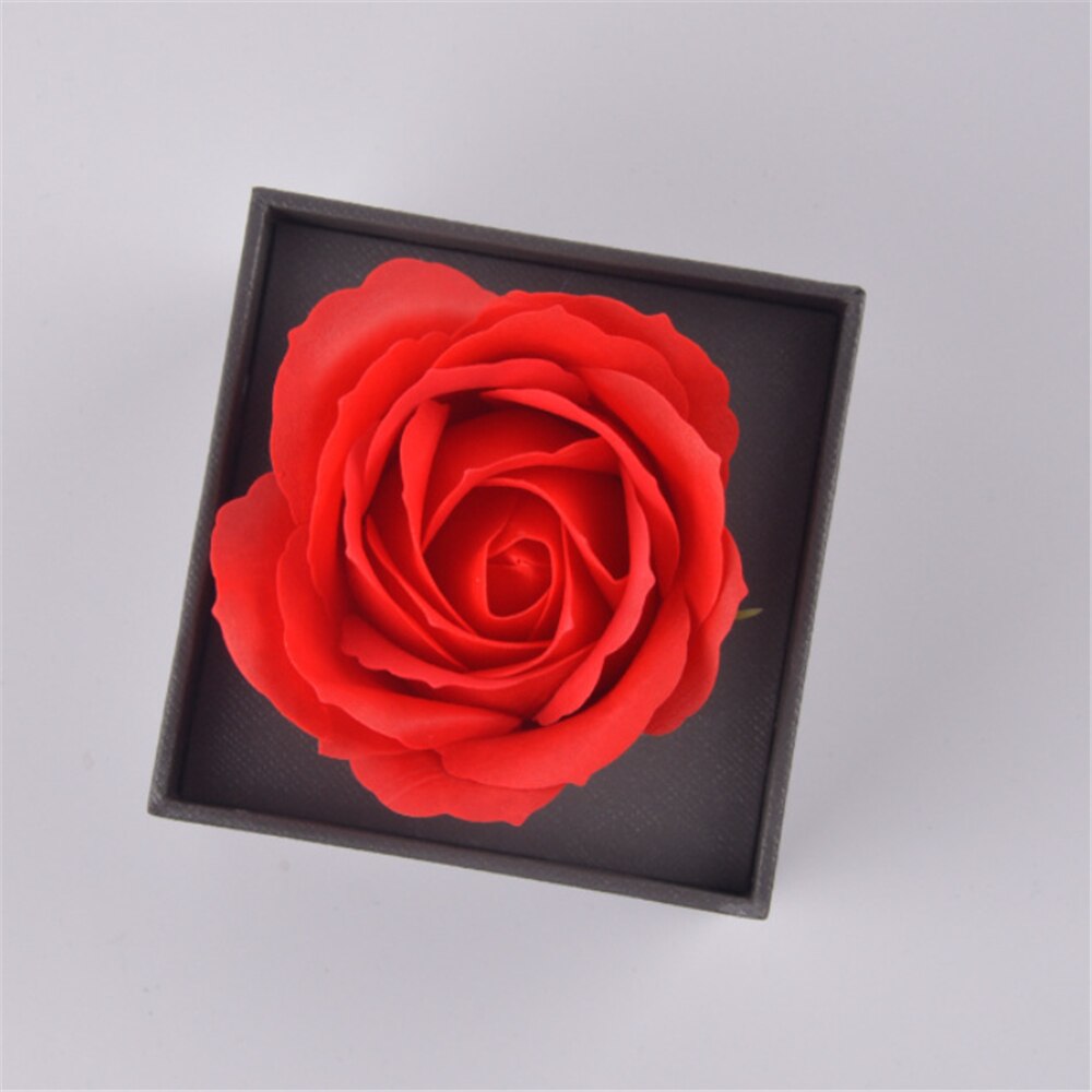 Rose smykker bakke rose eternelle ringæske blomster smykker plade halskæde æske rose smykkeskrin fødselsdag valentinsdag