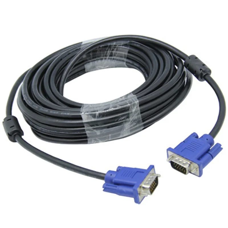 15m VGA-Kabel für Computer Monitor TV-LCD-Monitor Projektor HD-Kabel abgeschirmte VGA-Video-Verlängerung leitung