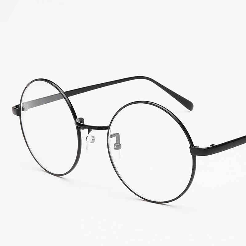 Round Circle Metal Frame Eyeglasses Original Clear Lens Eye Glasses Men