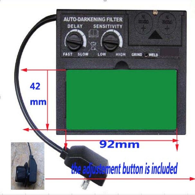 Solar automatisk svetshjälm svetsmask automatisk svetssköld mig tig arc svetssköld (terminator)