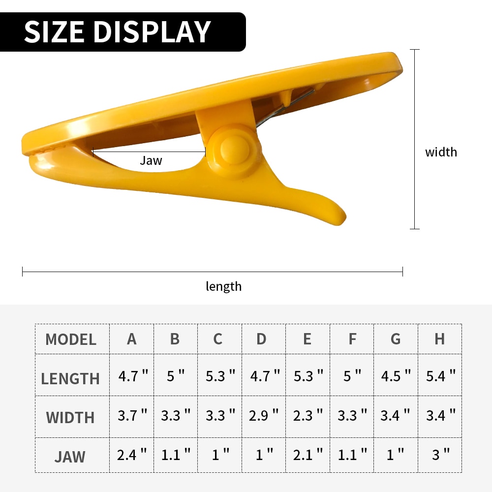 Stronging Plastic Kleur Clips Dier Type Strandlake... – Vicedeal