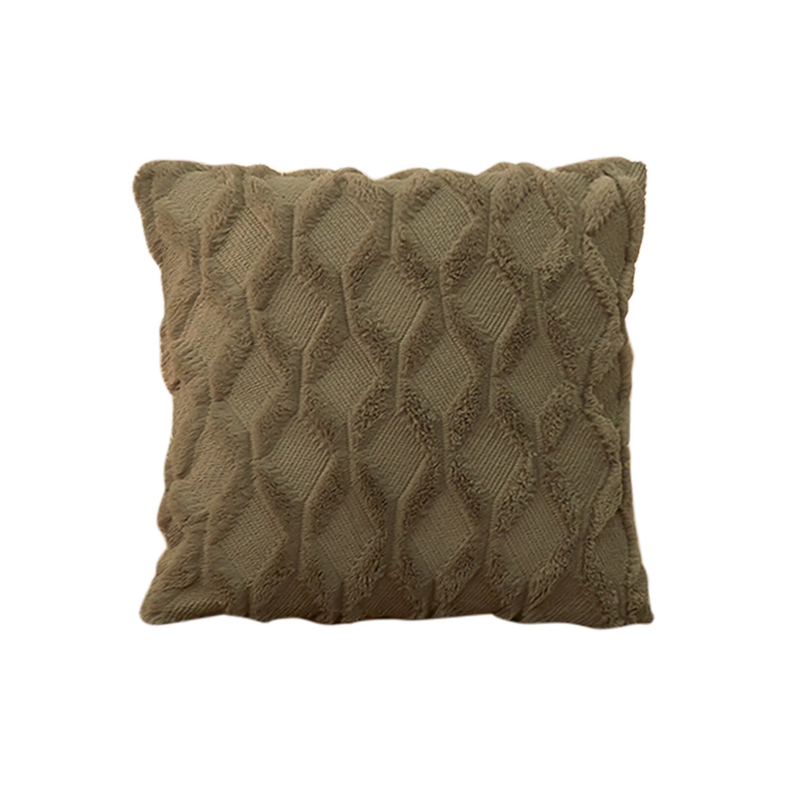 Pluche Kussen Cover Deluxe Decoratieve Pluche Kussensloop Kussen Shell Sofa Kussens Kamer Kussensloop Decoratieve: I