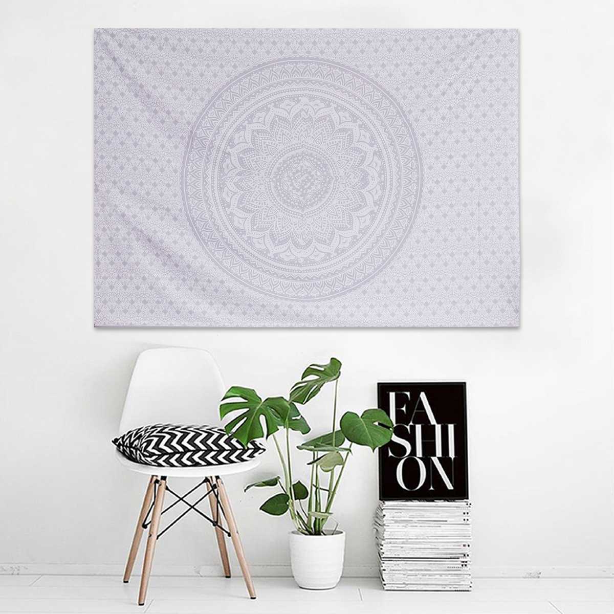 Indisk hängande vägg gobeläng mandala tyg psykedelisk matta stor vägg gobeläng hippie inredning studentrum vägg tyg gobelänger