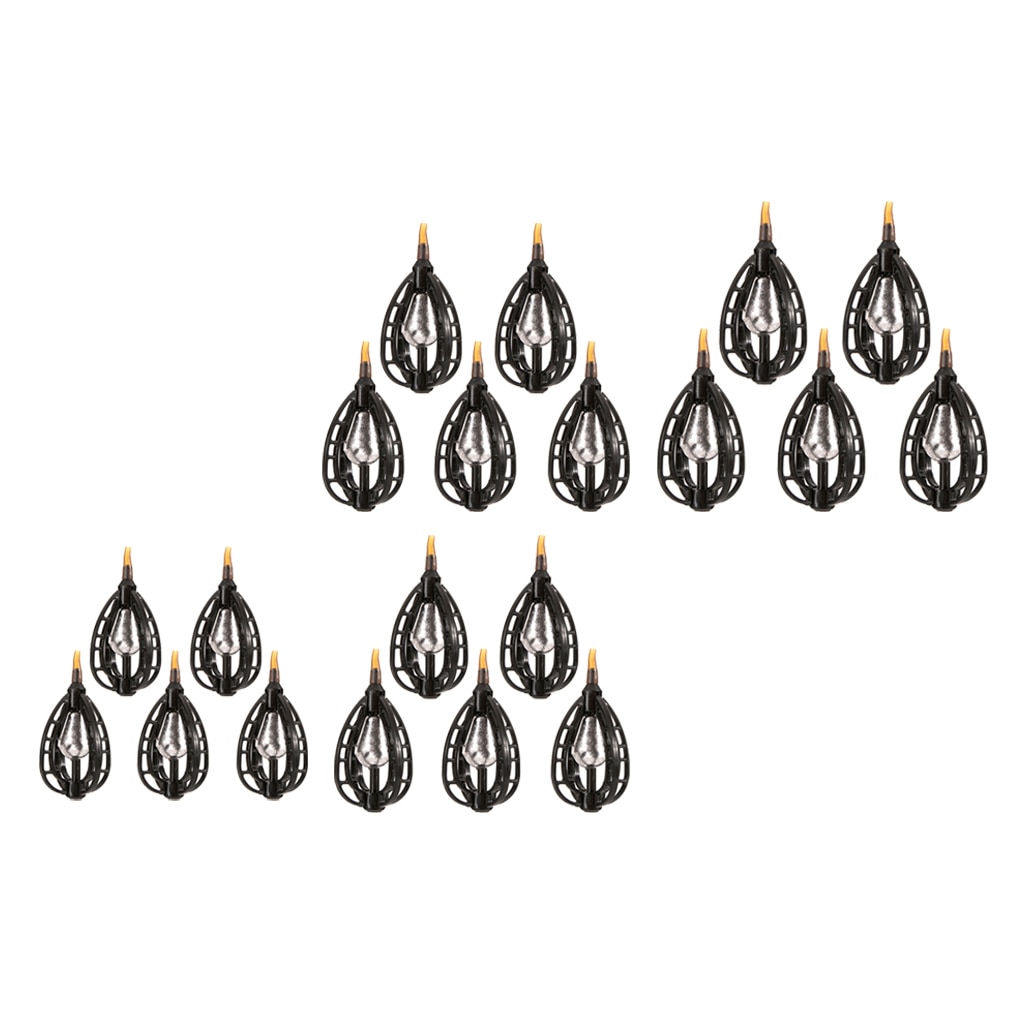 5x ABS Fishing Feeder Carp Сrucian Bream Fishing Tackle Fishing Accessories