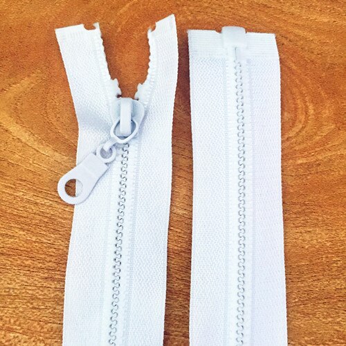 1PCS RESIN ZIP ZIPS ZIPEER ZIPPERS 27.5" 70CM 16 COLOR for Clothing: white
