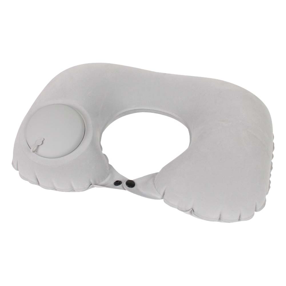 Inflatable Travel Pillow Ergonomic Ultralight Neck Cushion U-Shape Cervical Pillow Soft Neck Pillow for Optimal Rest and Sleep: 1pc-gray / 2pc