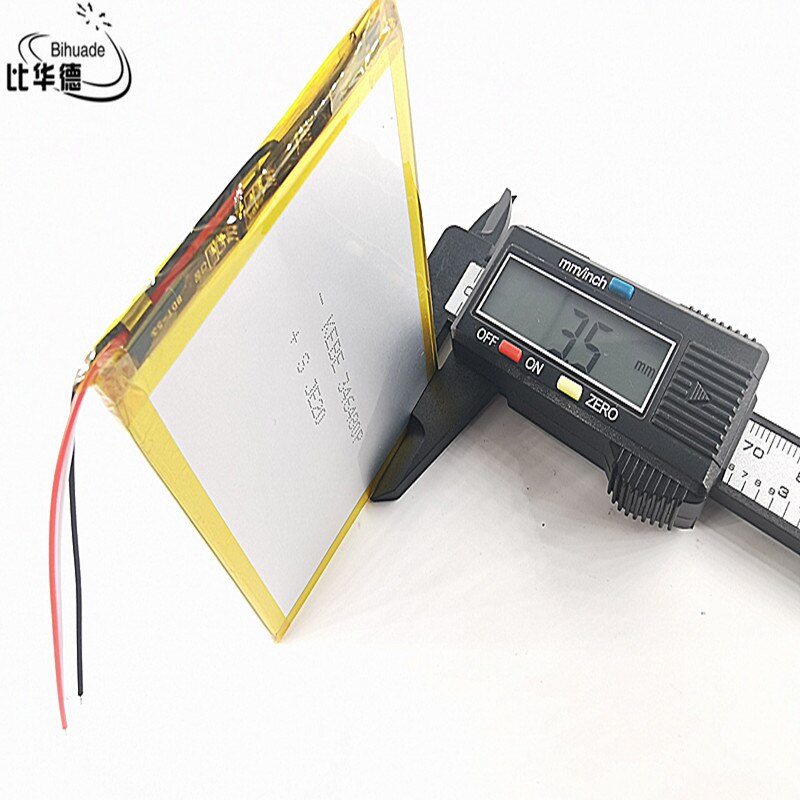 3 linea Litro batteria a energia Buon Qulity 3.7V,2500mAH 346480 agli ioni di litio Polimero/BANCA di batteria Li-ion per tablet pc, GPS,mp3,mp4