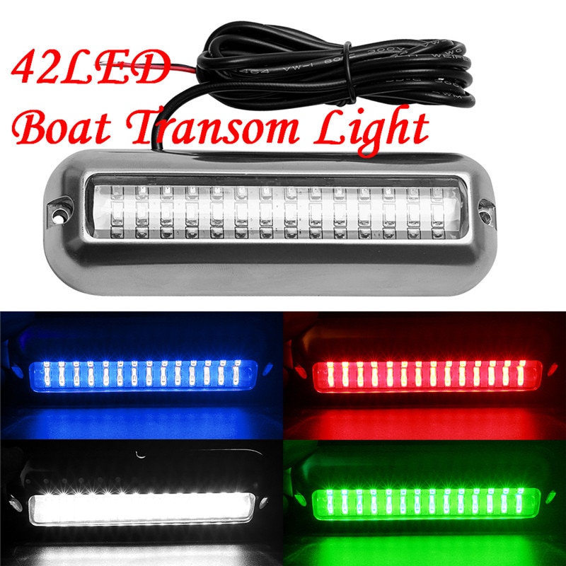 42 LED Unterwasser Boot Heck Licht Edelstahl Unter Vicedeal