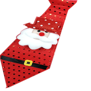 Corbata ostentosa de lentejuelas para niños y niñas, accesorios de Cosplay de Papá Noel, Elk, muñeco de nieve, de Navidad: santa claus