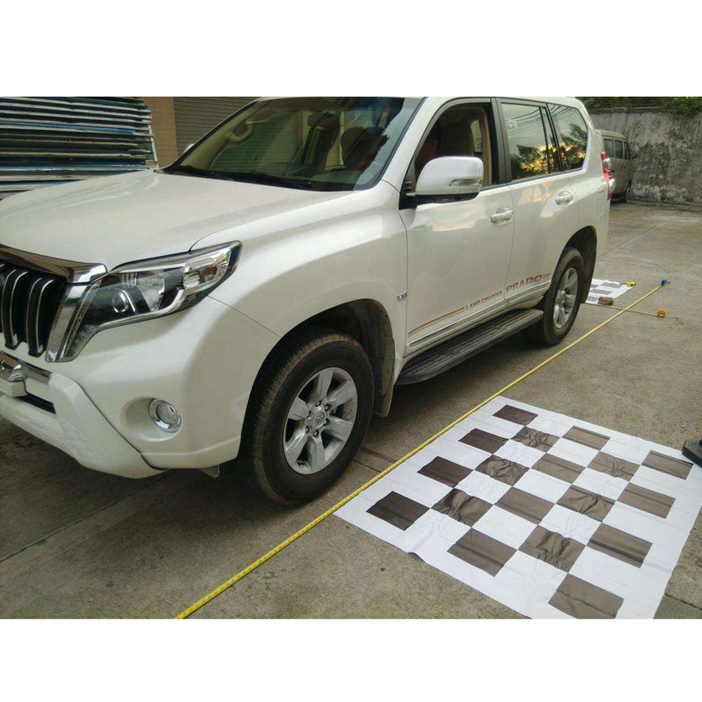 Carsanbo Fabrics 4 Pieces Car Camera Calibration Cloth for 360 Degree Surround Bird View System