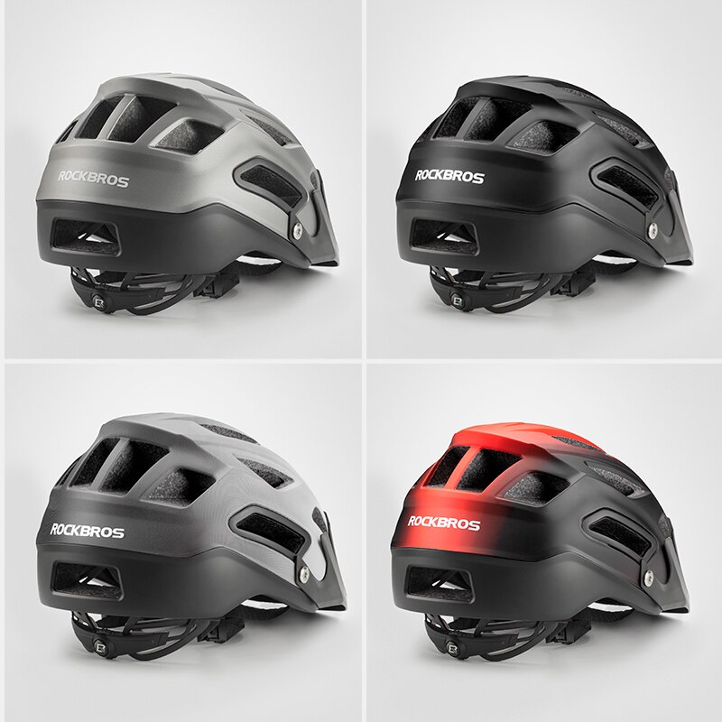 Rockbros capacete de bicicleta masculino feminino eps segurança ciclismo capacete ultra-leve integralmente moldado mtb mountain road capacete de bicicleta
