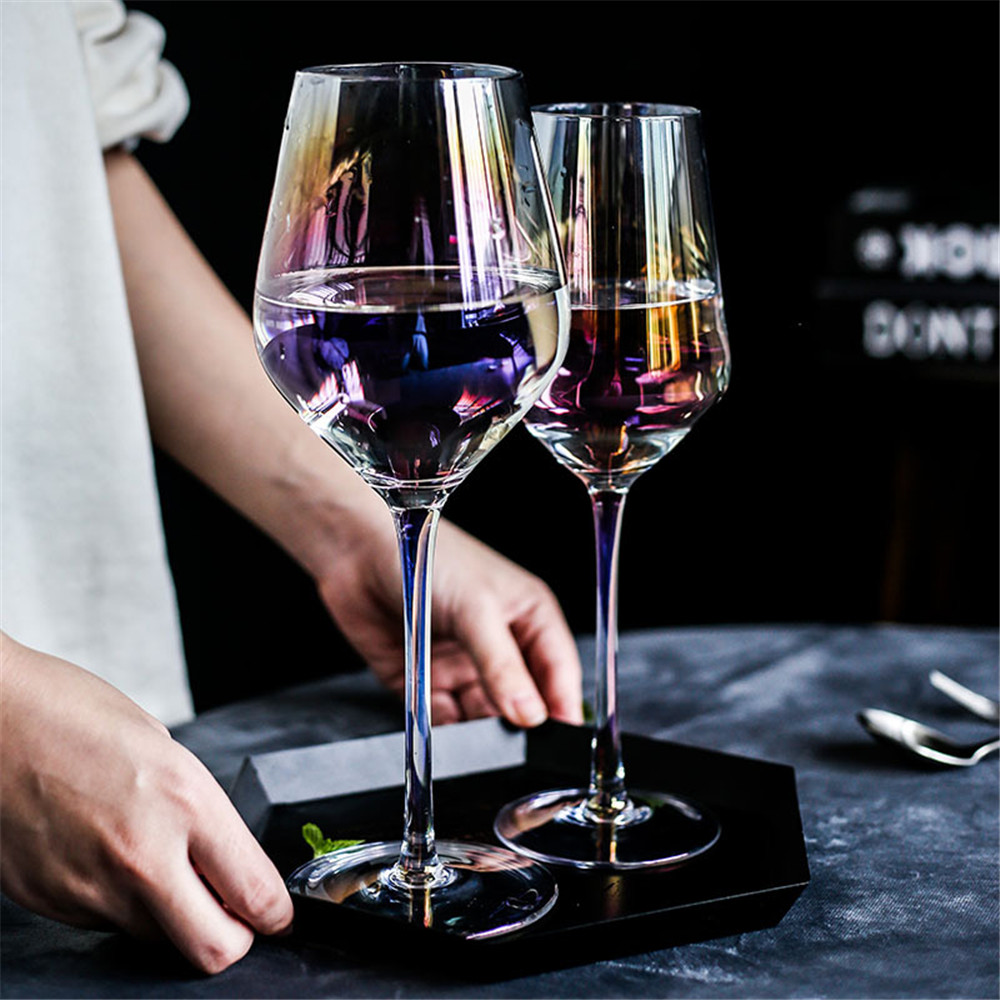 Arc-en-ciel cristal verre gobelets coloré vin verre jus boisson Champagne gobelet fête Barware dîner eau tasse décoration de la maison