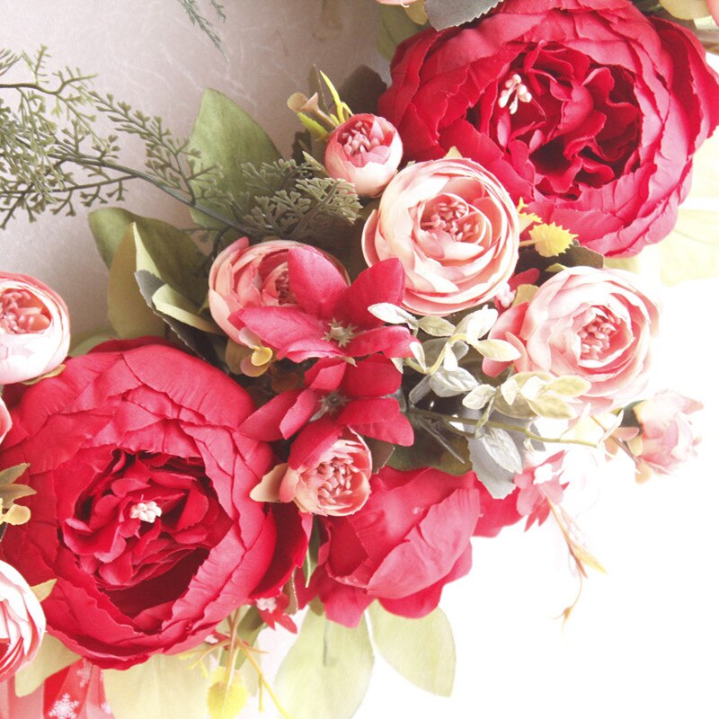 European simulation wreath door decoration Simulation of the wreath DIY