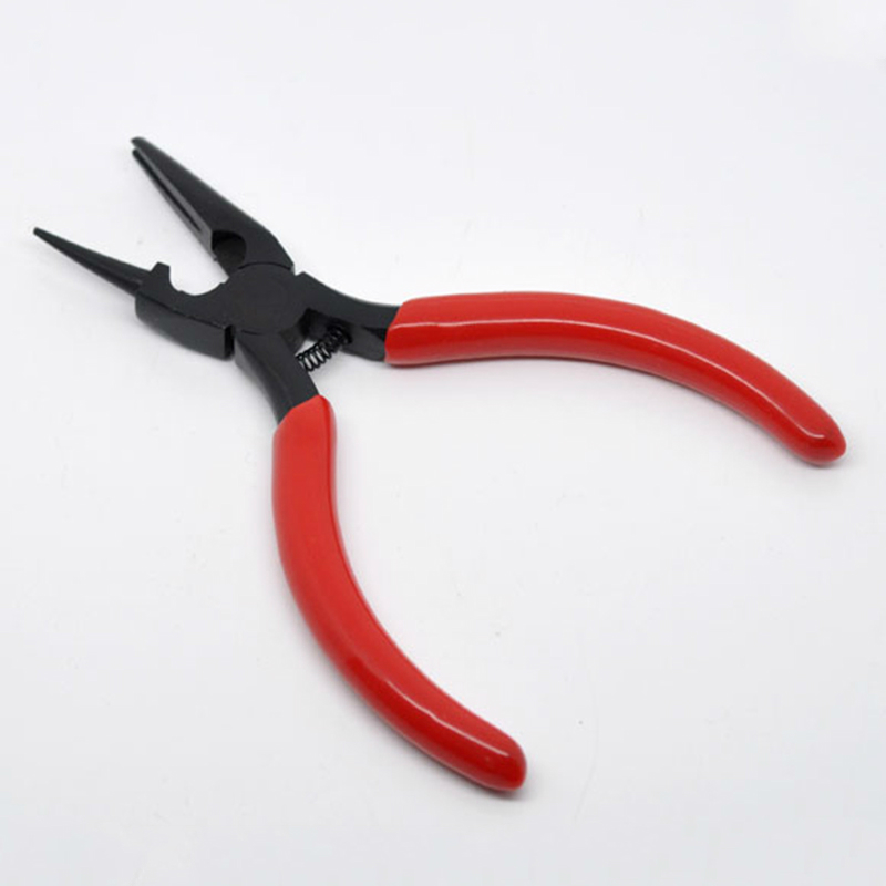 DIDIHOU DIY Equipments Red Round Nose and Concave Pliers DIY Beading Jewelry Making Tool