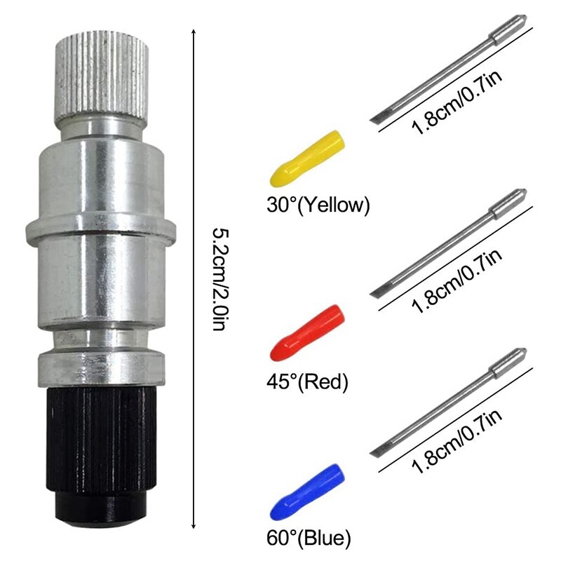31Pcs Vinyl Cutter Plotter Blades with Blade Holder for Graphtec CB09U CB09 Silhouette Cameo Cutting Knife Cricut Maker
