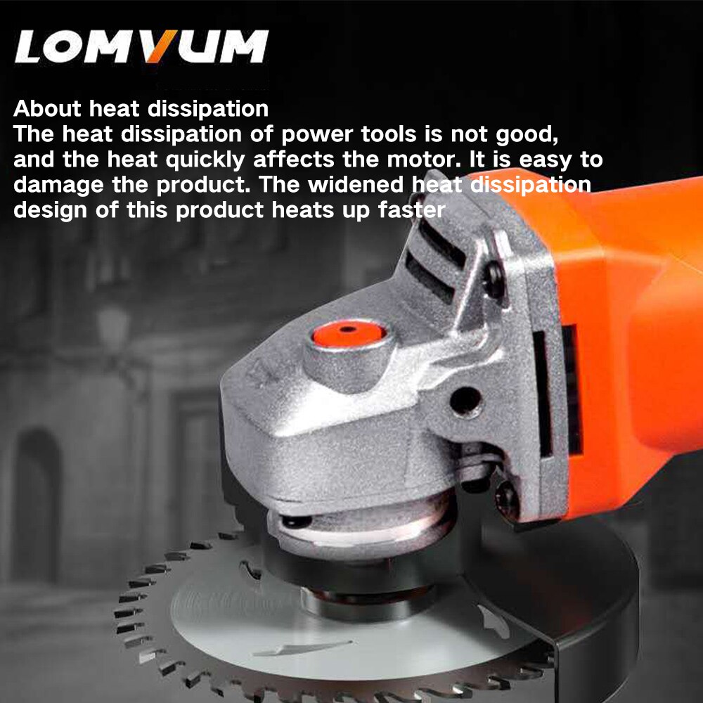 Adjustable Speed Angle Grinder Multi-function Household Polishing Hand Grinder Electric Small For Cutting Grinding and Polishing