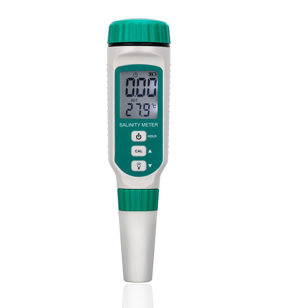 AR8012 Portable Digital Salinometer Salinity Meter Tester Pen For Food Beverage Beverage Salt Content ATC Salinity Meter: Default Title