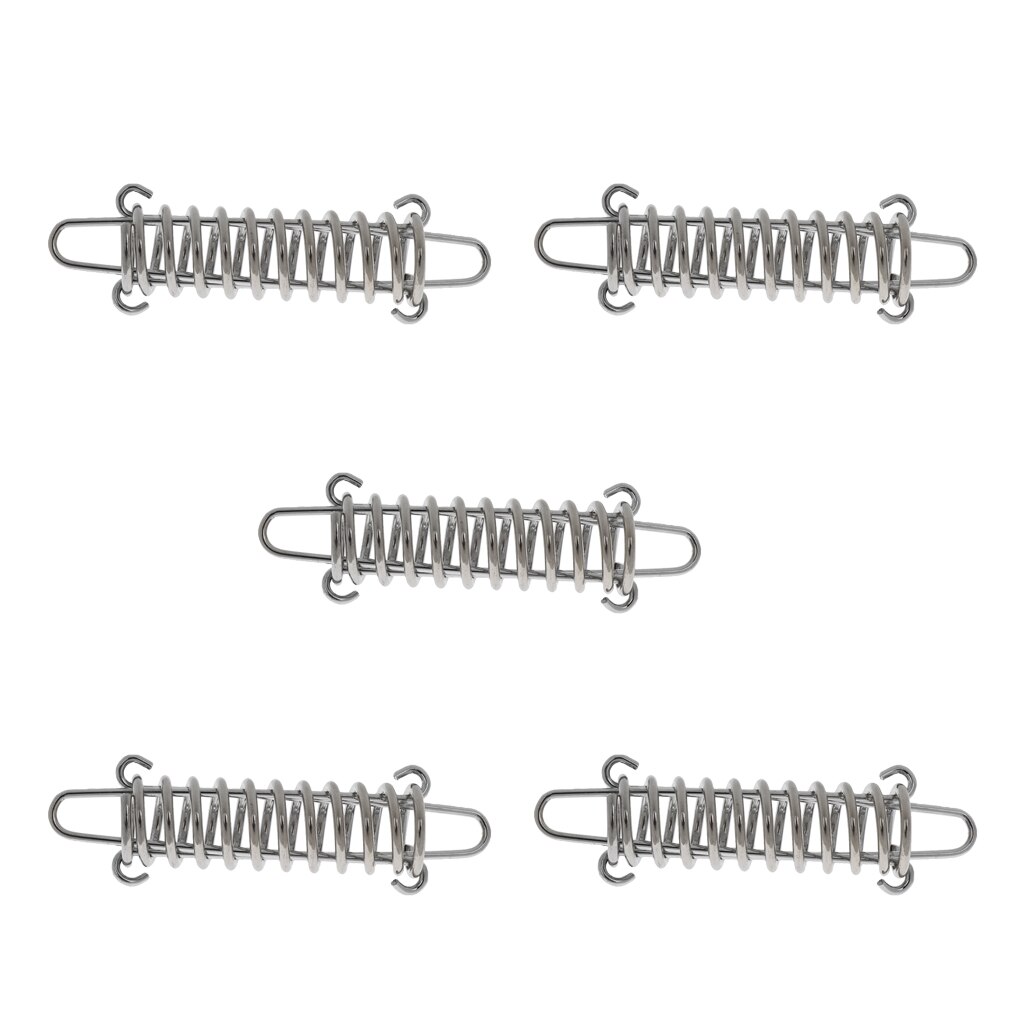 Camping Tent Voorjaar Gesp Set, 5 Stuks Heavy Duty Rvs Luifel Touw Spanner, Voor Dekzeilen, tenten, Luifels, Luifels