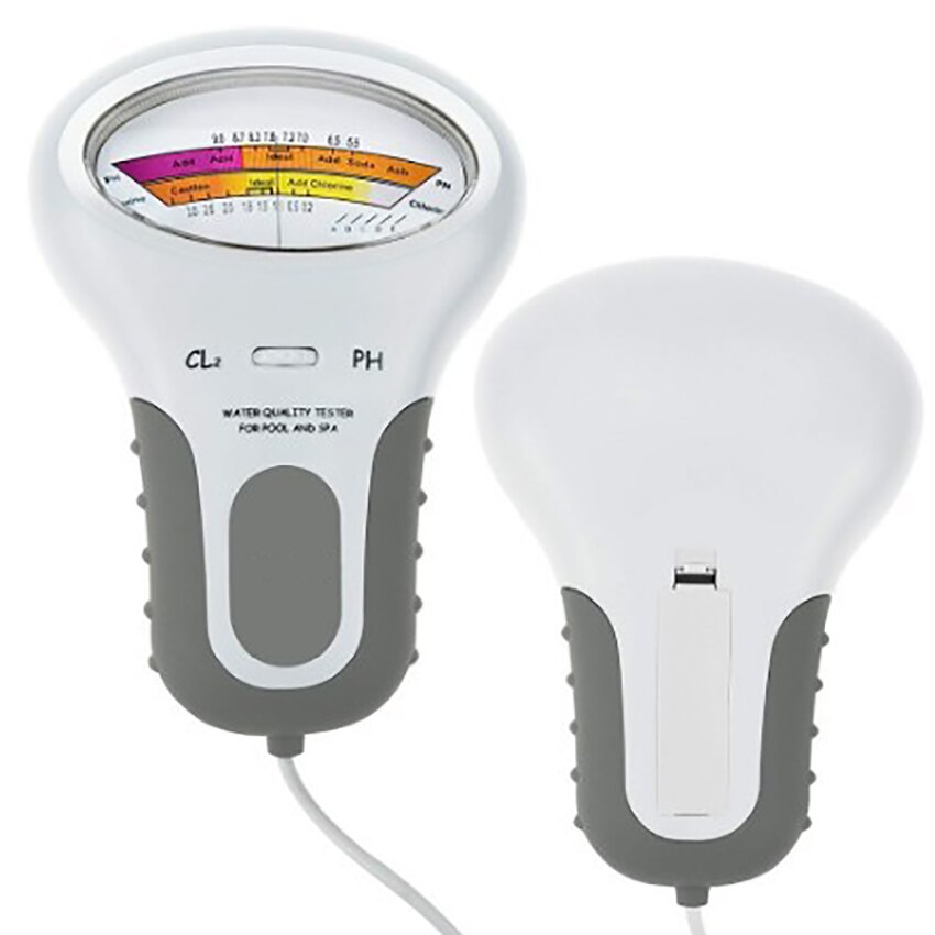 2-In-1 Chloor &amp; Ph Meter Water Ph En Chloor Niveau CL2 Tester Meter Voor Zwemmen zwembad Spa Drinkwater