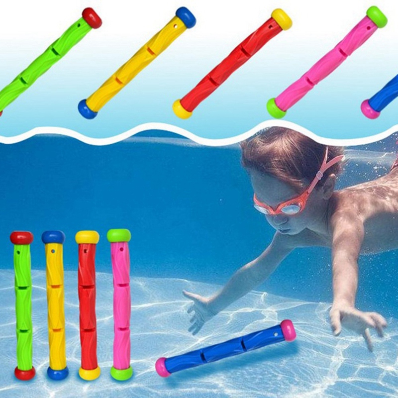5 Pcs Multicolor Diving Stick Toy Underwater Swimming Diving Pool Toy Under Water Games Training Diving Sticks