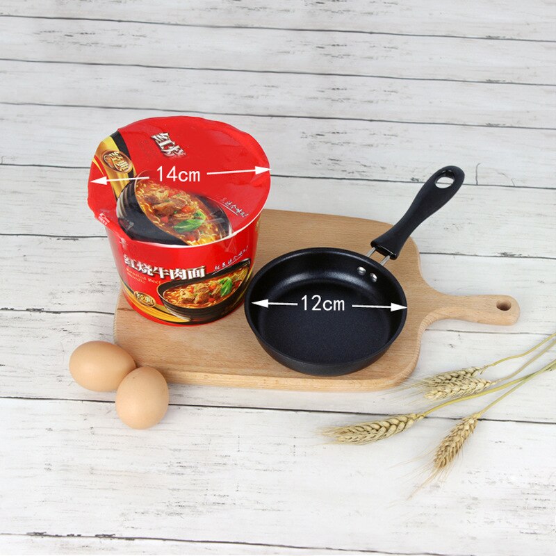 12 CENTIMETRI mini padella di ferro Puro rivestito colazione artefatto uovo Fritto artefatto fondo piatto padella cast di ferro